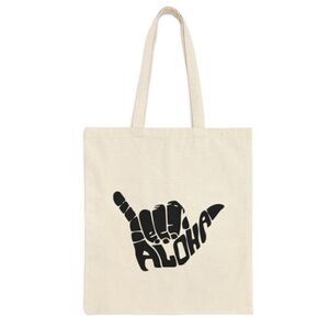 Aloha Hang Loose Hawaii Canvas Tote